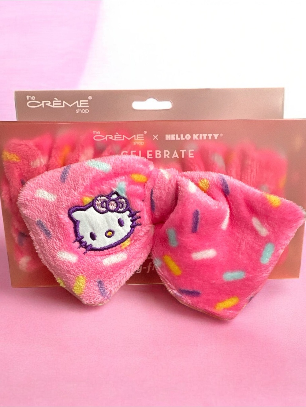 The Crème Shop x Hello Kitty Celebrate Plush Bow Headband